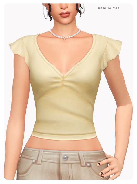 Sims 4 Mm Outfits, The Sims 4 Cc Clothing For Women Maxis Match, Sims 4 Cc Women Patreon, Maxis Match Female Clothes, Ts4 Mm Clothes, The Sims 4 Cc Clothing For Women Shirt, Ts4 Patreon Cc, Sims Cc Patreon Clothes, Sims 4 Cc Finds Clothes