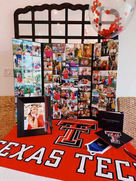 Grad party inspo for TTU Arkansas Graduation Party, Uga Grad Party, Texas Tech Graduation Party Decorations, Red Grad Party, Usc Grad Party, Texas Tech Graduation Party, Maroon Graduation Party, Grad Party Inspo, Alabama Tuscaloosa