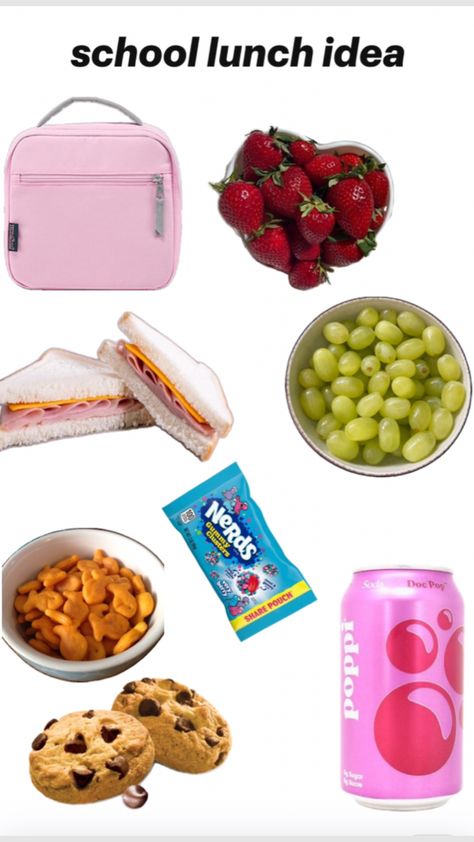 School lunch idea!!! #school#lunch#schoolinspo#food#lunchtime#preppy#slay#trending#viralll#fypppp Easy Lunch Ideas Picky Eaters, Healthy School Lunches Protein, Cute After School Snacks, Lunch Middle School, School Lunch Ideas For 6th Grade, Aesthetic Lunch Ideas For School Easy, 8th Grade Lunch Ideas, Drinks For School Lunch, School Lunch Ideas Middle School