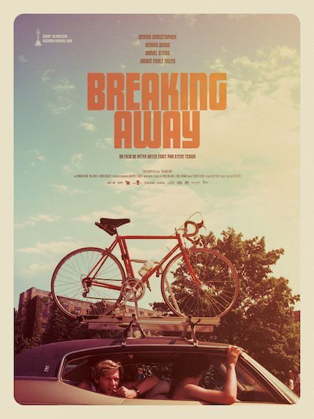 Background of old cycling movie breaking away. Dennis Christopher, Dennis Quaid, Salman Rushdie, Movie Studios, Information Poster, Film Buff, Movie Posters Design, Movie Studio, Alternative Movie Posters