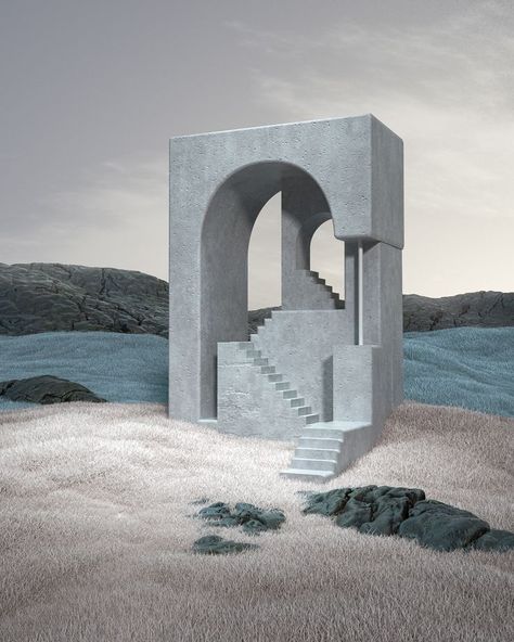 3d World, 3d Studio, Turkish Art, Oddly Satisfying, Brutalism, 3d Rendering, Graphic Design Typography, Art Director, Amazing Art