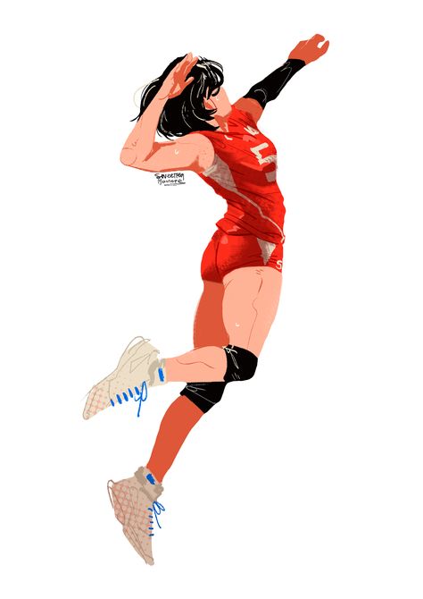 Life Drawings - Sports on Behance Volleyball Art Draw, Volleyball Drawing Poses, Sports Drawing Ideas, Volleyball Girl Drawing, Volleyball Art, Volleyball Illustration, Volleyball Drawing, Sports Drawing, Dynamic Poses Drawing