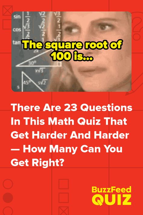 There Are 23 Questions In This Math Quiz That Get Harder And Harder — How Many Can You Get Right? No One Will Get This 100% Right Quiz, Mathematics Quiz, Maths Algebra Formulas, Maths Questions, Percentages Math, Hard Quiz, Algebra Formulas, Math Quiz, Math Quizzes