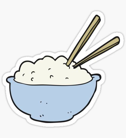 cartoon bowl of rice Sticker Bowl Of Rice, Arte Do Kawaii, Preppy Stickers, Korean Stickers, Images Kawaii, Aesthetic Sticker, Bubble Stickers, Tumblr Stickers, Cat Lover Shirt