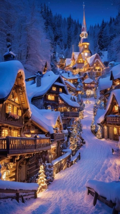 #BEAUTY, #RELATIONSHIPS #Fashion #Animals #Outfits #Winter Outfits #Animal Lapland Wallpaper, Lapland Christmas, Winter Christmas Scenes, Beautiful Winter Scenes, Christmas Dreaming, Christmas Scenery, Scenery Pictures, Christmas Town, Christmas Feeling