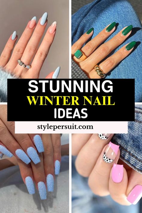 Winter brings a mix of both minimalist elegance and bold, vibrant designs, making it easy to find nail art that suits any winter vibe. Whether you're drawn to classic reds, icy blues, or innovative textures, this year's winter nail trends offer something for everyone. From metallic accents to frosty French tips and intricate snowflake patterns, these 40+ winter nail ideas will inspire you to step up your nail game and embrace the chilly season in style. Let’s dive into the most popular winter Nails For Japan, Almond Nails For Winter, Nails For New Years, New Years Nails Acrylic, Nails For Graduation, Nails Ideas Nail Art, Nails For School, Snowman Nail, Japan Nail Art