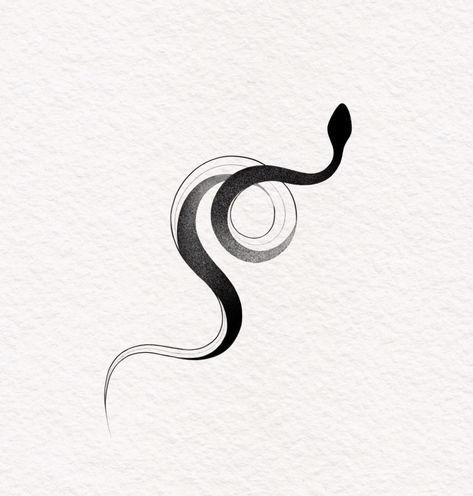 Snake Mini Tattoo, One Line Snake Tattoo, Minimal Snake Tattoo Design, Snake Minimal Tattoo, Snake Fine Line Tattoo, Snake Tattoo Behind Ear, Snake Minimalist Tattoo, Small Snake Tattoo Ideas, Abstract Snake Tattoo