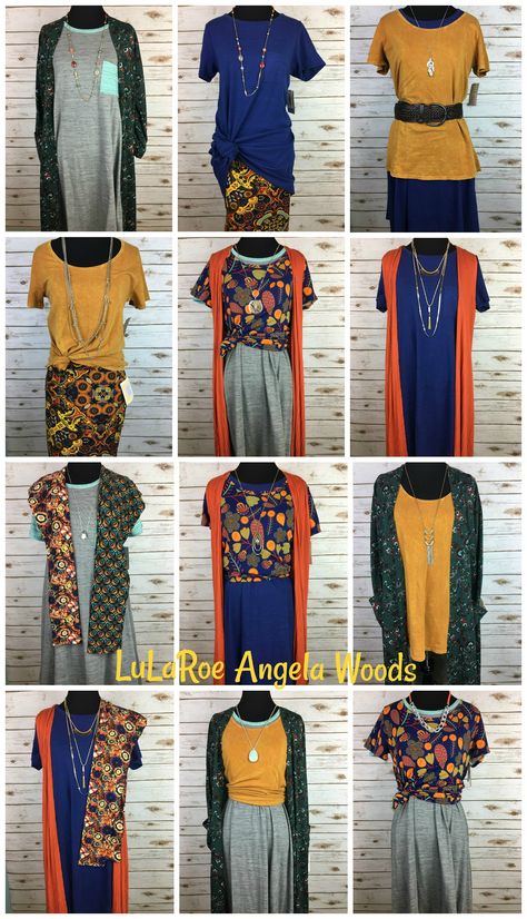 I love how versatile LuLaRoe is! I used two Carlys, two Classic tees, two pairs of leggings, one Cassie, one Joy and one Sarah. I started making outfits and could have done so many more! Making Outfits, Delete Facebook, Character Fashion, Lula Roe, Lularoe Outfits, Lularoe Styling, Lula Roe Outfits, Lookbook, I Can