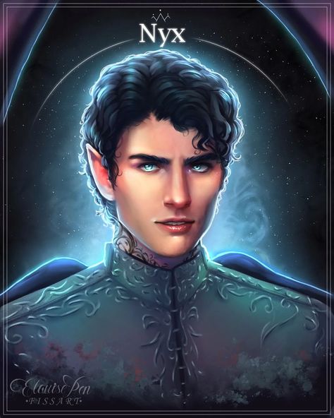 Elouise P on Instagram: “💙Prince of Starlight (older version)💙 >>> swipe for details and little note >>> . . . . The older version to my baby Nyx piece. I…” Older Nyx Acotar, Acotar Nyx Fanart, Nyx Acotar Older, Nyx Acotar Fanart Older, Nyx Acotar, Acotar Funny, Sara J Maas, Feyre And Rhysand, Acotar Series