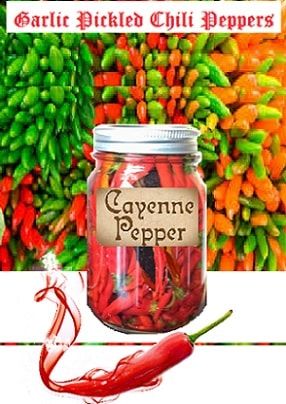 Garlic Pickled Chili Peppers | luv2garden.com How To Pickle Cayenne Peppers, Canned Cayenne Peppers, How To Preserve Cayenne Peppers, Pickled Cayenne Peppers, Cheyenne Peppers Recipes, Canning Cayenne Peppers, Preserving Cayenne Peppers, Canning Chili Peppers, Cyanne Pepper Recipes