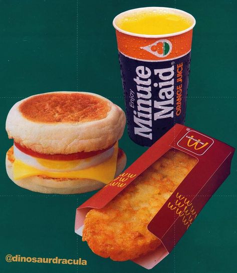 Mcdonalds Retro, 2000s Food, Restaurant Ads, Vintage Breakfast, Mcdonalds Breakfast, Vintage Mcdonalds, Vintage Food, Food History, Retro Recipes