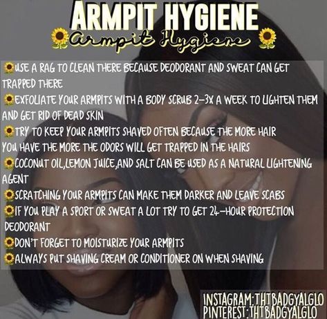 Armpit Hygiene, Girly Tips, Hygiene Tips, Baddie Tips, Body Hacks, Sensitive Skin Care, Glow Up Tips, Skincare Tips, Health And Beauty Tips