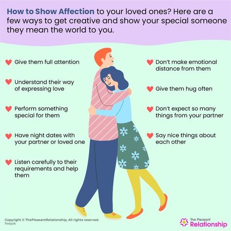 Ways To Show Physical Affection, Ways To Show Affection To Boyfriend, Affection In A Relationship, How To Show More Affection, How To Ask For More Affection, How To Show Affection To Your Girlfriend, How To Show Affection, Showing Affection Quotes, How To Be Affectionate