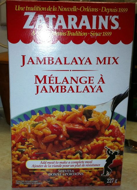 Zatarain's Jambalaya Mix With Shrimp and Sausage Recipe - Delishably Jambalaya Seasoning Recipe, Jambalaya Recipe Sausage, Coucus Recipes, Zatarans Jambalaya, Jambalaya Seasoning, Brushetta Recipes, Jambalaya Recipe Crockpot, Shrimp Jambalaya Recipe, Zatarains Jambalaya