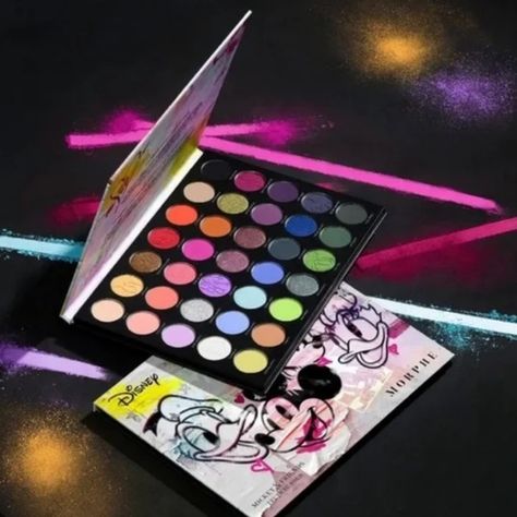 Morphe x Disney Mickey and Friends Truth Be Told eyeshadow Palette Truth Be Told, Mickey And Friends, Beauty And Fashion, Disney Mickey, Eyeshadow Palette, Business Day, Limited Edition, Shades, Brand New