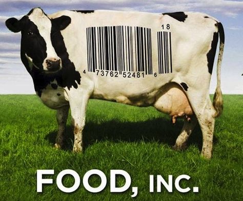 viewed - food, inc. http://www.myfrenchtwist.com/viewed-food-inc/ Food Documentaries, Food Inc, Food Activities, Bar Code, Food System, Food Supply, A Cow, What You Eat, Food Safety