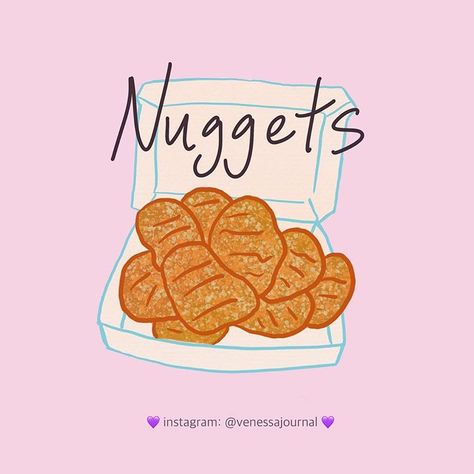 [Title] 9pcs Chicken Nuggets . Hi, I'm starting a #theme ! 🥳 This drawing is actually a hint of my next posts✨ Please look forward to it 😚… Chicken Nuggets Drawing, Chicken Nugget Drawing, Nugget Drawing, Nugget Chicken, Sticker Inspo, Best Sister Ever, Cartoon Chicken, Sketches Pencil, Small Chicken