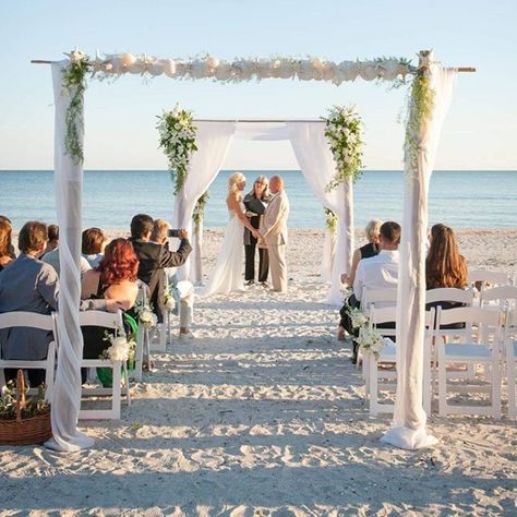 Small Wedding Venues, Small Beach Weddings, Smallest Wedding Venue, Beach Wedding Gown, Florida Beach Wedding, Dream Destination Wedding, Florida Wedding Venues, Wedding Photography Bride, Wedding Venues Beach