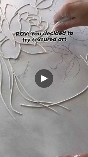 97K views · 5.1K reactions | ✨ Secret To The Perfect textured paste - Save for later! ✨  I'm often asked about the material I use to add texture to my paintings, and its just joint compound mixed with modelling paste.  I add them half and half.  It not only creates a beautiful texture but also weighs less than plaster-based paintings. It's easy to paint over with acrylic paints once it dries and is super lightweight and flexible, making it perfect for shipping to my customers.  Sometimes I also add acrylic paint to make the paste a different colour or gesso. But it is completely optional.  I don't believe in gatekeeping art, and I think everyone should have the chance to create their own. So, I encourage you to try different types and brands of materials and discover which one suits your s Plaster Relief Art, Gesso Painting, Modeling Paste Art, Pencil Texture, Gold Sheets, Modeling Paste, Texture Paste, Textured Canvas Art, Textured Artwork