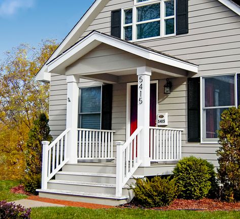 Front Entrance Roof Designs | ... deck off the kitchen s french door increased the outdoor spaces Porch Roof Styles, Small Front Porches Designs, Front Porch Addition, Veranda Design, Porch Design Ideas, Porch Remodel, House Front Porch, Small Front Porch, Porch Addition