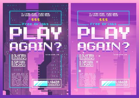 Pixel Poster Design Graphics, Pixel Art Web Design, Pixel Art Poster Design, Pixel Poster Design, Game Poster Ideas, Pixel Game Aesthetic, Pixel Art Banner, Pixel Graphic Design, Game Night Poster