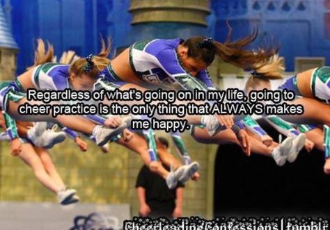 Practice makes me happy Cheer Stretches, Cheer Jumps, Cheerleading Jumps, Cheerleading Coaching, Cheer Workouts, Cheer Practice, Cheer Poses, Cheer Life, Cheer Stunts