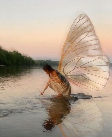 Samantha + Core + Aesthetic, Pixie Aesthetic, Faerie Core, Faerie Aesthetic, Lakeside View, Water Fairy, Fairycore Aesthetic, Pixies Fairies, Fairy Aesthetic