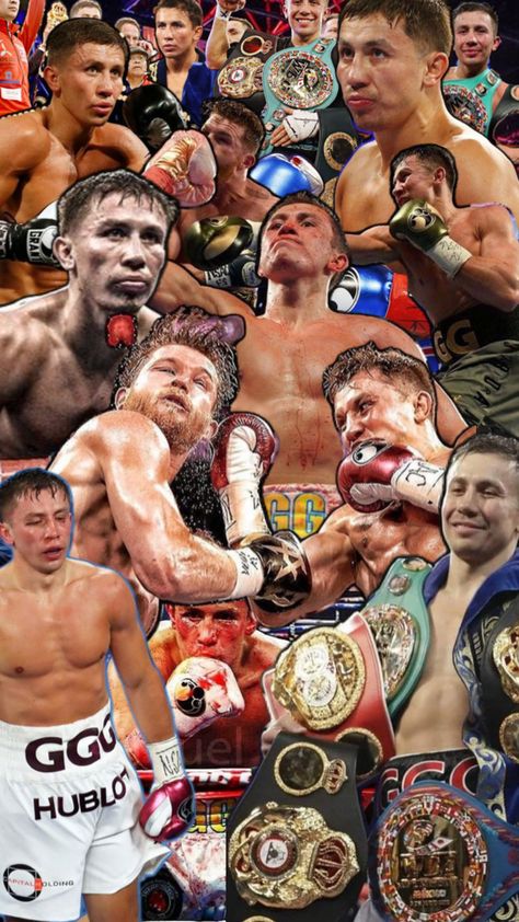 GGG Collage Ggg Boxing, Boxing Images, Combat Sport, Music Backgrounds, Kickboxing, Martial Arts, Boxing, Collage