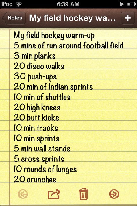 This is my field hockey warm up Field Hockey Workouts At Home, Field Hockey Workouts Fitness, Field Hockey Exercises, Field Hockey Tips For Beginners, Field Hockey Workouts Training, Field Hockey Essentials, How To Get Better At Field Hockey, Field Hockey Drills At Home, Field Hockey Drills For Beginners