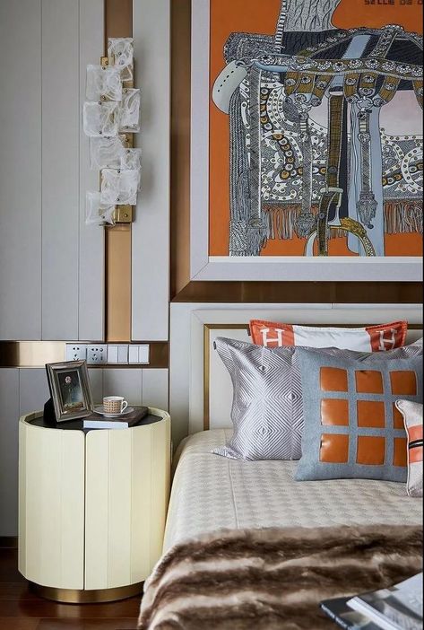 Hermes Decor, Hermes Home, Fancy Bedroom, Antipolo, Luxury Bedroom Decor, Hotel Concept, Artist House, Apartment Inspiration, Bed Room