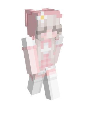 Minecraft Sanrio My Melody Skin Cinnamoroll Minecraft Skin, My Melody Minecraft Skin, Sanrio Minecraft Skin, Cutecore Minecraft Skin, My Melody Minecraft, Hello Kitty Minecraft Skin, Pink Minecraft Skin, Minecraft Skim, Sanrio Minecraft Builds