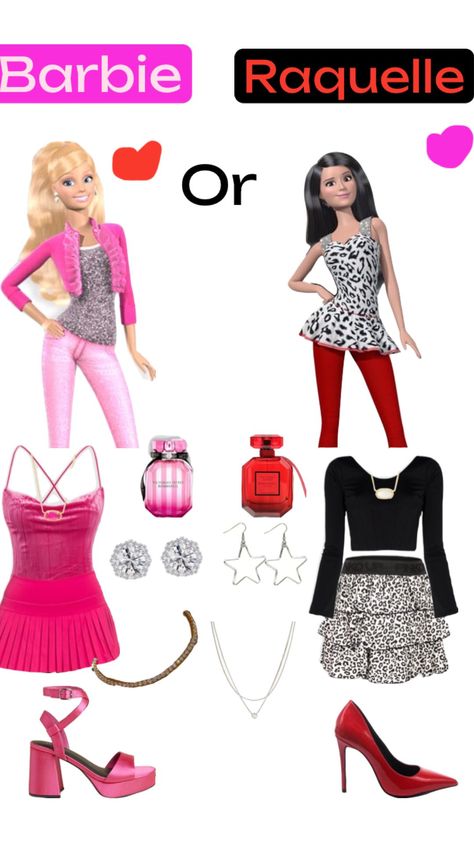 #raquelle or #barbie ?? #pink #iqra #fyp #preppy #outfitinspo #raquellebarbie #barbiemovie #uchoose #choose #chooseyouroutfit #f4f Raquelle Barbie Halloween Costume, Barbie Outfits Halloween, Barbie Halloween Costume, Halloween Duos, Cute Group Halloween Costumes, Classy Halloween Costumes, Bff Halloween Costumes, Barbie Halloween, Spooky Costumes