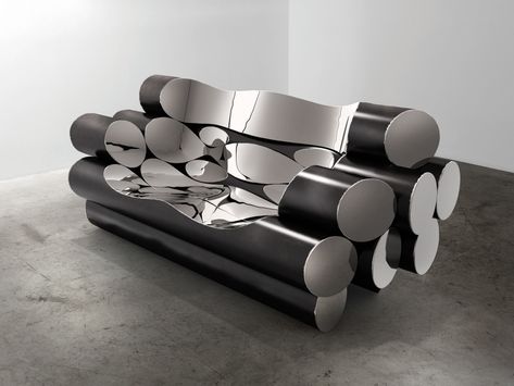 Futuristic Furniture Design, Ron Arad, Futuristic Furniture, Plywood Furniture, Chaise Design, Furniture Hacks, Metal Furniture, Furniture Design Modern, Art Furniture