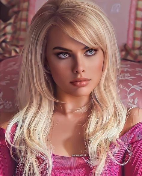 Barbie Bangs, Margot Robbie Hair, The Wolf Of Wall Street, Margot Robbie Harley Quinn, Wolf Of Wall Street, Pastel Hair, The Wolf, Beauty Favorites, Artist Style