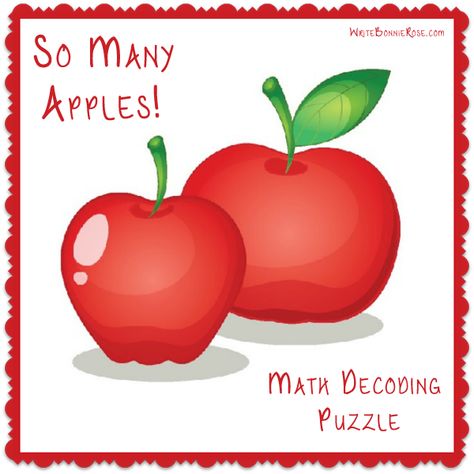 Free Worksheet for Kids-So Many Apples! Math Puzzle. Have you ever stopped to think about just how many different types of apples there are? Some are tart and some are sweet; some are good for making pies while others are best for applesauce. See if you can solve the math puzzles to find the letters you need to identify twelve varieties of apples. Types Of Apples, Making Pies, Apple Math, Teaching Freebies, Free Worksheets For Kids, Farm Preschool, Kindergarten Themes, Math Puzzles, Homeschool Freebies