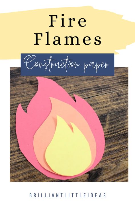 Fake Fire Flames, Diy Paper Fire Flames, Flames Template, Pretend Fire, Fire Template, Fake Fire, Fire Crafts, Campfire Party, Paper Fire