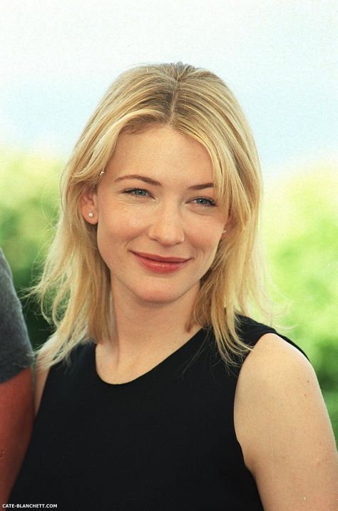 90s Actresses, Catherine Élise Blanchett, I Love Cinema, Blonde Hair Looks, Hair Reference, Cate Blanchett, Happy Women, Holy Trinity, Woman Face