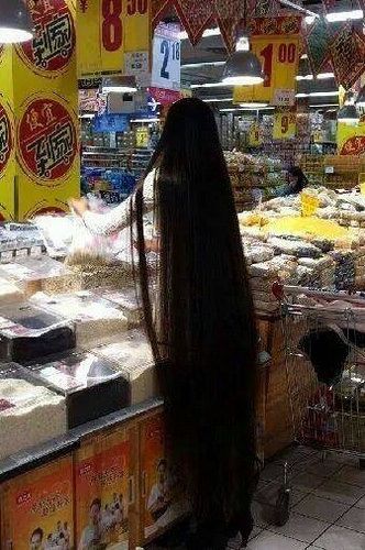 China Long Hair, Extremely Long Hair, Rapunzel Hair, Long Hair Wigs, Long Hair Pictures, Really Long Hair, Skin Hair, Super Long Hair, Long Black Hair