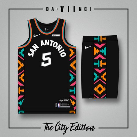 SAN ANTONIO SPURS x NIKE City Edition Concept on Behance Nba Jersey Outfit, Cool Basketball Jerseys, Best Basketball Jersey Design, Basketball Jersey Outfit, Cool Basketball Wallpapers, Basketball Kit, Nba Uniforms, Basketball Wallpapers, Cool Basketball