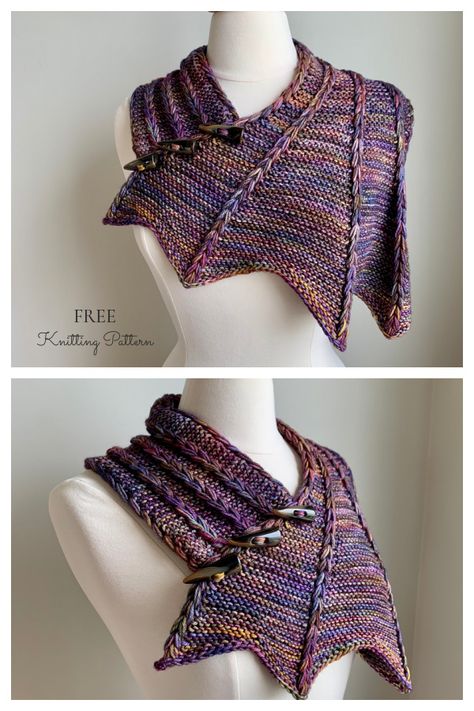 Dragon Knitting Pattern, Gothic Knitting, Homestead Clothing, Knit Dragon, Knitted Dragon, Knit Top Pattern Free, Capelet Knitting Pattern, Knit Cowl Pattern, Wing Scarf