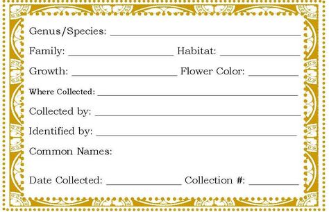 Key to the value of maintaining an herbarium are the records associated with each plant specimen. To maintain consistent information about t... Garden Journal Template, Herbarium Sheet, Herbal Education, Home Medicine, Garden Solutions, Herbal Apothecary, Plant Science, Garden Journal, Journal Template