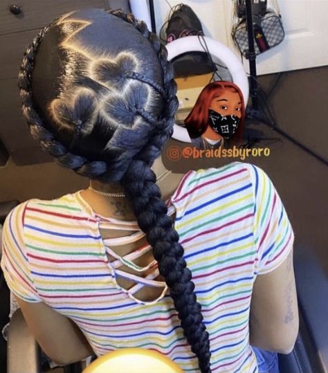 Instagram Photo Dump, Cornrow Hairstyles For Men, 2 Braids, Black Ponytail Hairstyles, Feed In Braids Hairstyles, Cute Braided Hairstyles, Ethnic Hairstyles, Braids Hairstyles Pictures, Braided Cornrow Hairstyles