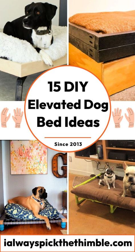 Dog Bed Beside Human Bed Diy, Dog Bed Made From Pallets Diy, How To Make Dog Beds Diy, Home Made Dog Beds Diy, Dog Bed Solutions, Dog Bed Next To Human Bed Diy, Raised Wooden Dog Bed Diy, Raised Dog Bed Next To Human Bed, Diy Extra Large Dog Bed