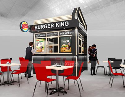 Burger Kiosk Design, Burger Kiosk, Kopi Shop, Burger Street, Interior Design Exhibition, Big Kahuna, Food Kiosk, Design Exhibition, Kiosk Design