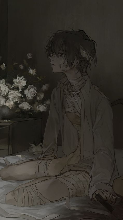 Dazai Bungou Stray Dogs, 5 Anime, Dark Art Illustrations, Dog Wallpaper, Dazai Osamu, Bongou Stray Dogs, Stray Dogs Anime, Non Fiction, Stray Dogs