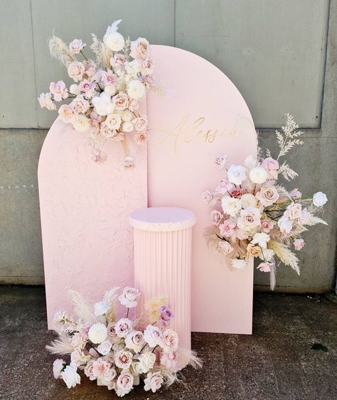 Blush Pink Bridal Shower Backdrop, Wedding Lemonade Bar, Pink Bridal Shower Backdrop, Tea Decor, First Communion Party, 30th Birthday Decorations, Bridal Shower Backdrop, Baptism Decorations, Shower Backdrop