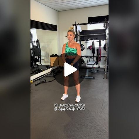 TikTok · Mackenzie | Workout w/ Me Mackenzie Wells Fitness, Lunges Smith Machine, Arm Day, Arm Workout, Kettlebell, Fitness Inspiration