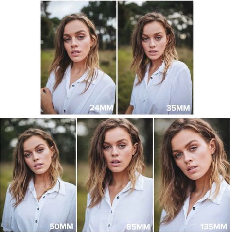 Prime Lens Portrait Shootout: 24mm vs 35mm vs 50mm vs 85mm vs 135mm V Portrait, Canon Lenses For Portraits, Photo Setting, Lens For Portraits, Julia Trotti, Photography Set Up, Digital Photography Lessons, Photography Settings, Photography School