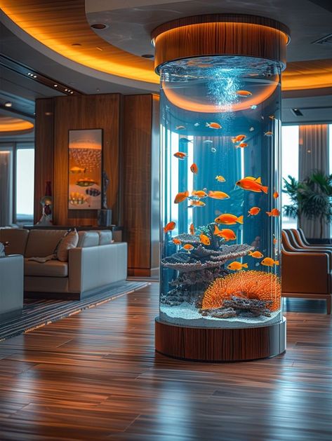 Big Aquarium Living Rooms, Aquarium Interior, Indoor Aquarium, House Structure, Iphone Wallpaper Bright, Aquarium Architecture, Wall Aquarium, Big Aquarium, Amazing Aquariums