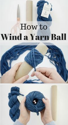 Hair Wind, Winding Yarn, Yarn Cakes, Empty Paper, Yarn Balls, Knitting Help, Yarn Skein, Spinning Yarn, Yarn Cake